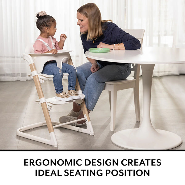 Evenflo rightseat multistage high chair sea salt white
