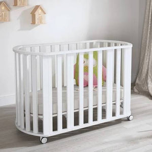 Trama Cot Bed Round white