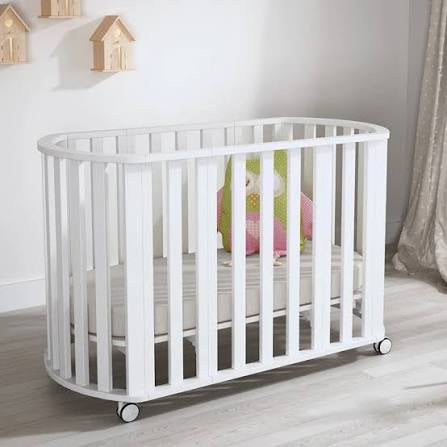 Trama Cot Bed Round white