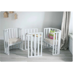 Trama Cot Bed Round white