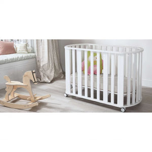 Trama Cot Bed Round white