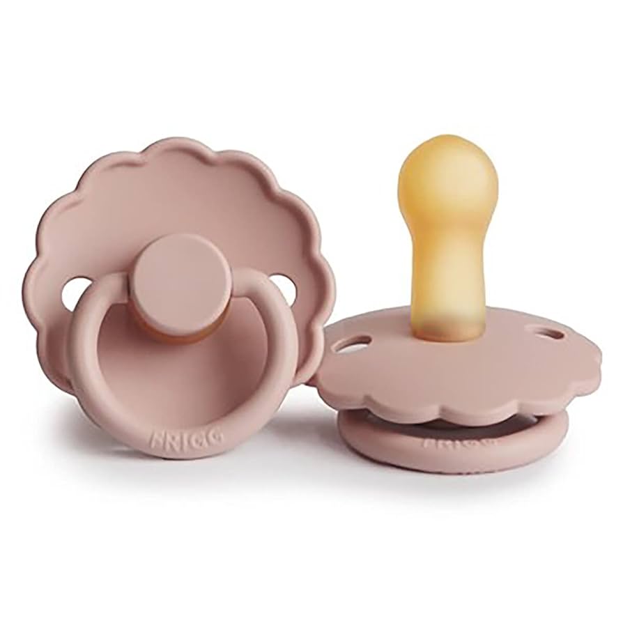 FRIGG Daisy Latex  Pacifier 1-Pack Blush