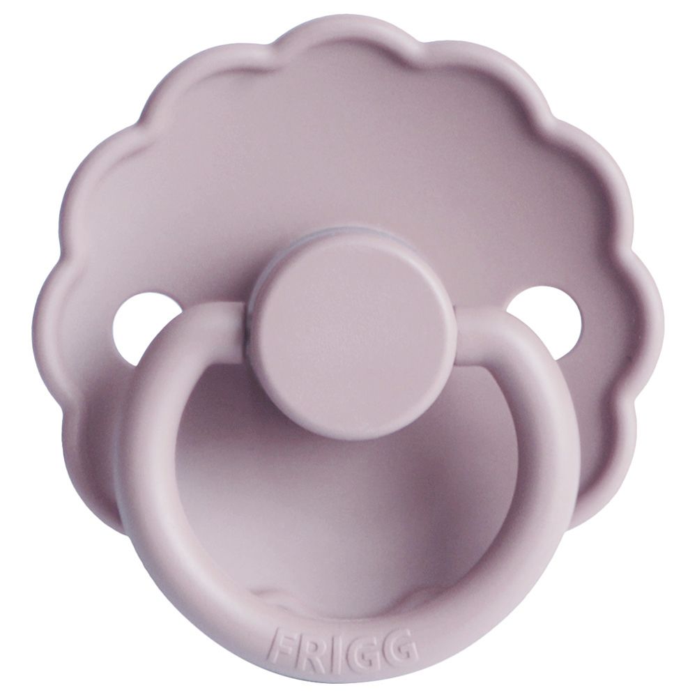 FRIGG Daisy Silicone  Pacifier 6-18M 1-Pack Soft Lilac