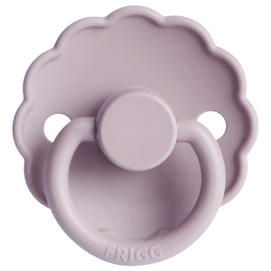 FRIGG Daisy Silicone  Pacifier 6-18M 1-Pack Soft Lilac