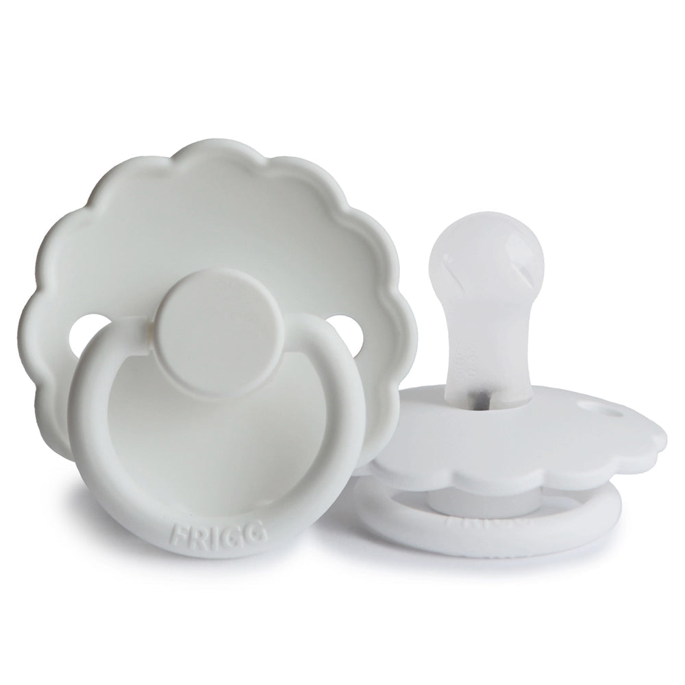 FRIGG Daisy Silicone  Pacifier 1-Pack Bright White