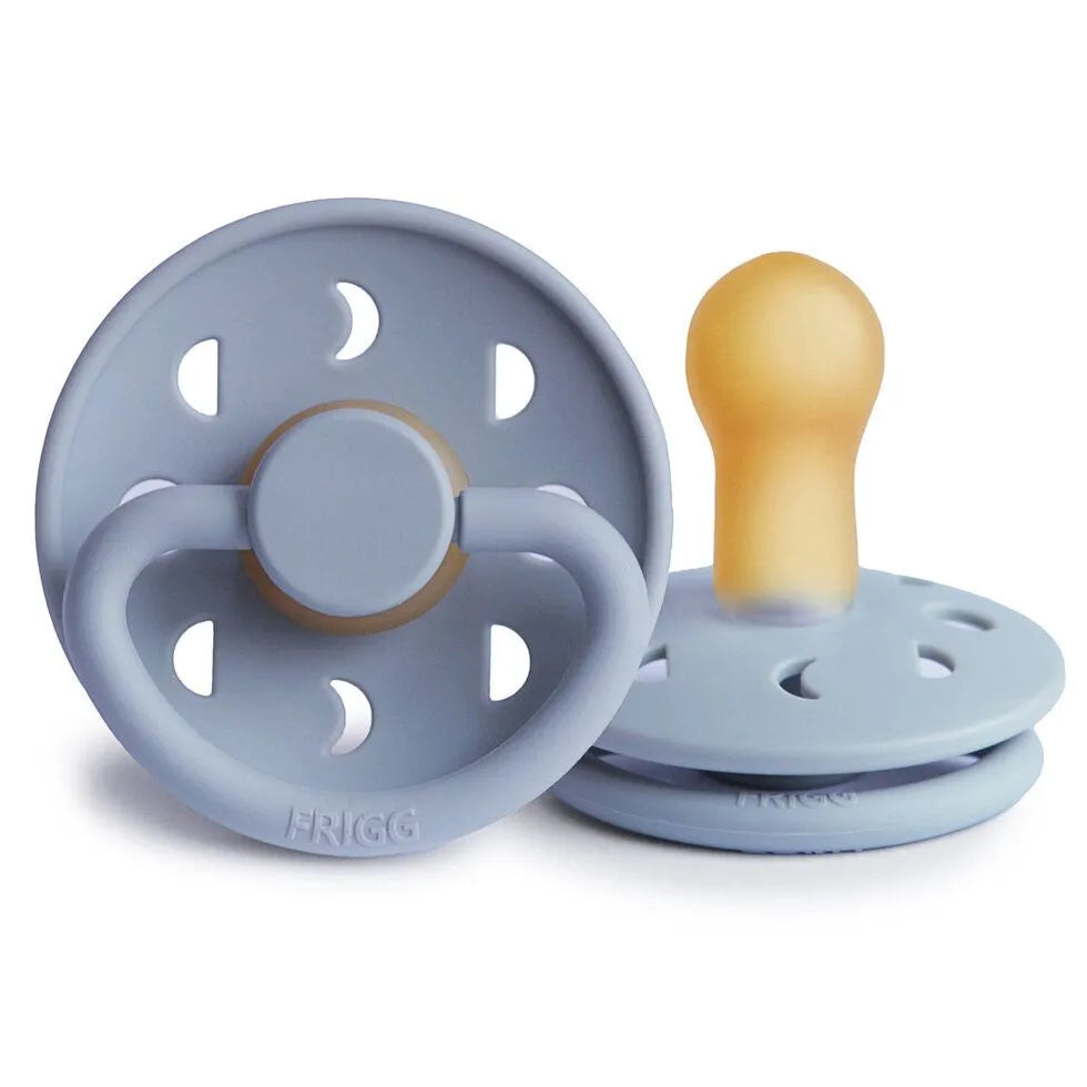 FRIGG Moon Phase Latex  Pacifier 1-Pack Stone Blue