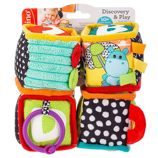 Infantino Discovery & Play Soft Blocks Sensory Toy