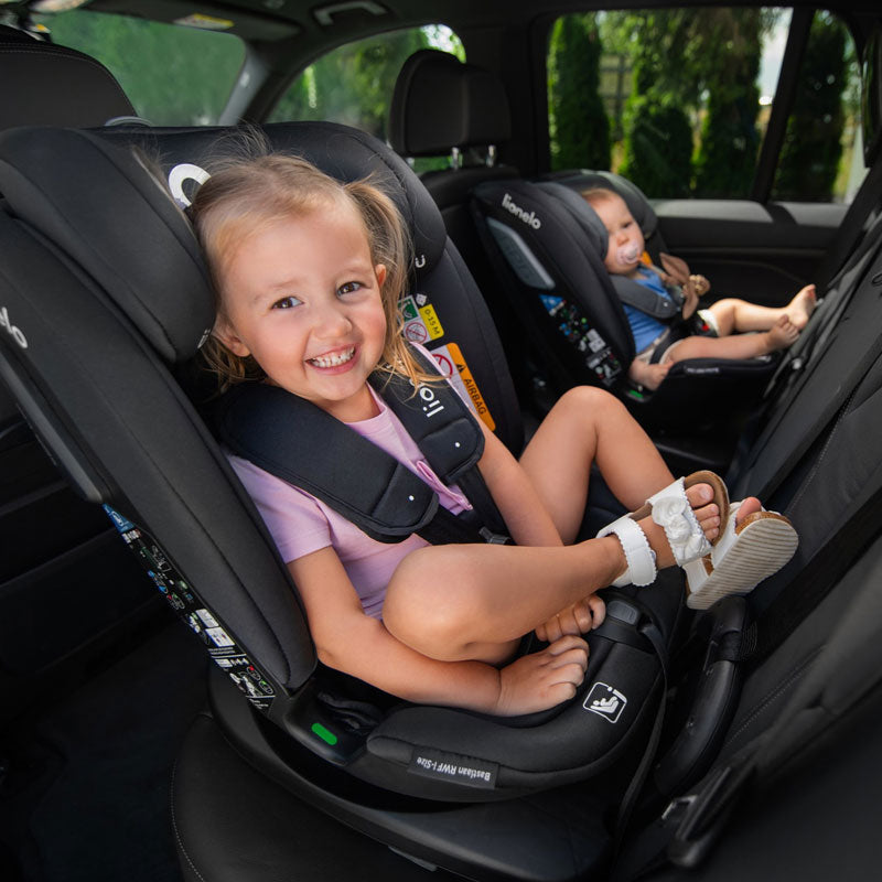Lionelo Bastiaan RWF i-Size 360° Rotating Car Seat Black Carbon