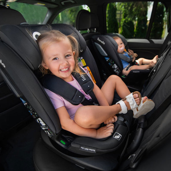 Lionelo Bastiaan RWF i-Size 360° Rotating Car Seat Black Carbon