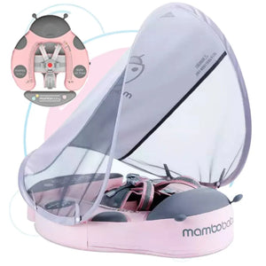 Mambobaby Non-Inflatable Chest Baby Float with Canopy - Lady Bird