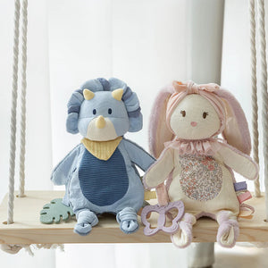 Moonkie Bunny Baby Lovey - Security Blanket & Sensory Toy