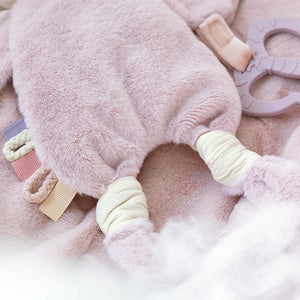 Moonkie Bunny Baby Lovey - Security Blanket & Sensory Toy