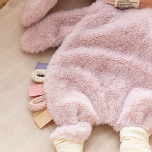Moonkie Bunny Baby Lovey - Security Blanket & Sensory Toy