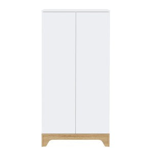 Faktum Lumina White 2-Compartment Wardrobe – Modern Push-Open Doors