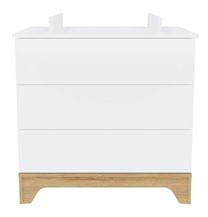 Faktum Lumina White full nursery bedroom