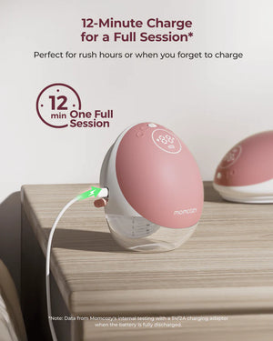 Momcozy M9 Mobile Flow Hands-Free Breast Pump – Smart, Wearable Hospital-Grade Suction