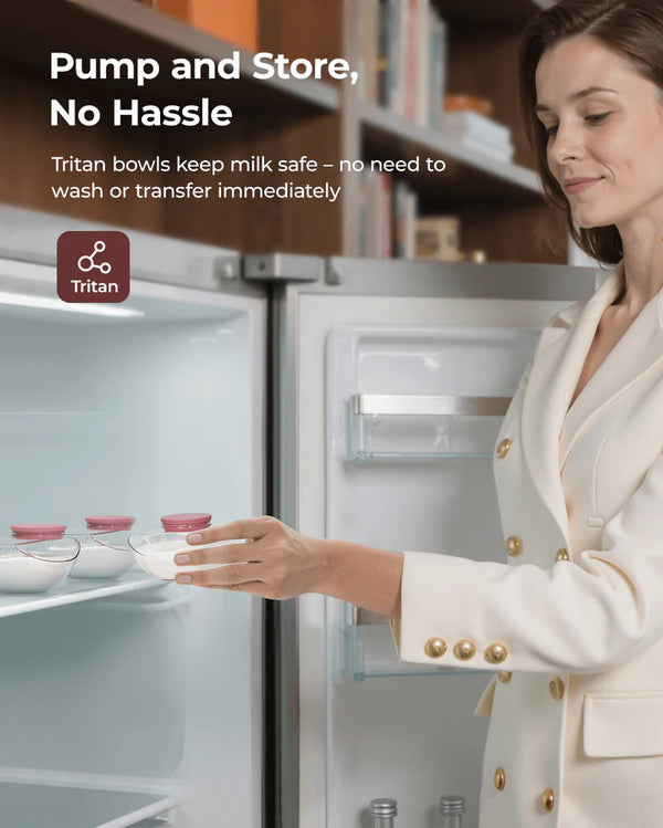 Momcozy M9 Mobile Flow Hands-Free Breast Pump – Smart, Wearable Hospital-Grade Suction