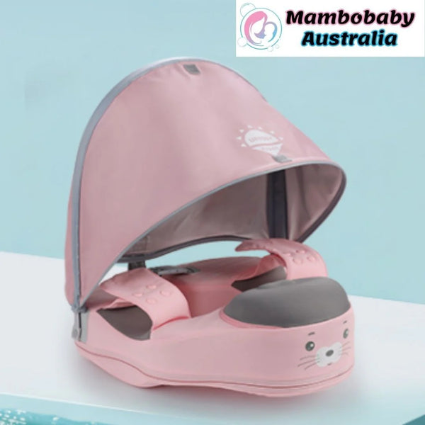 Mambobaby Waist Baby Float W/ Canopy - Seal