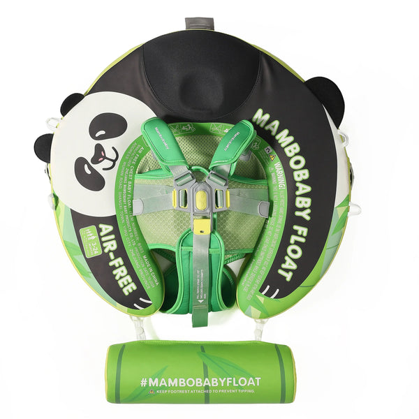 Mambobaby Non-Inflatable Chest Baby Float with Canopy -Panda