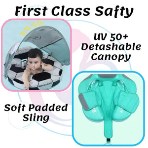 Mambobaby Non-Inflatable Chest Baby Float with Canopy - Lady Bird