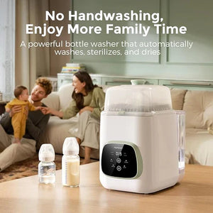 Momcozy 3-in-1 Baby Bottle Washer - Automatic Sterilizer & Dryer for Pump Parts
