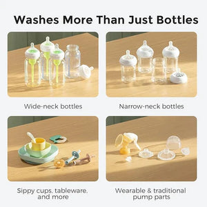 Momcozy 3-in-1 Baby Bottle Washer - Automatic Sterilizer & Dryer for Pump Parts