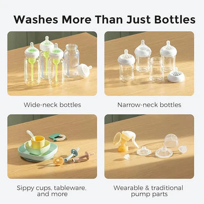 Momcozy 3-in-1 Baby Bottle Washer - Automatic Sterilizer & Dryer for Pump Parts
