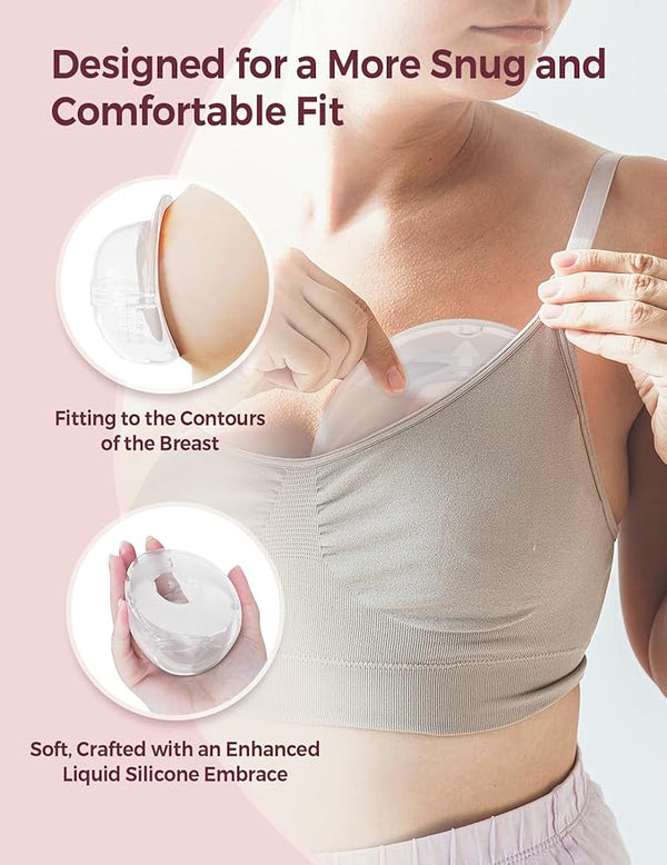 Momcozy Reusable Milk Collector For Breastmilk-Double