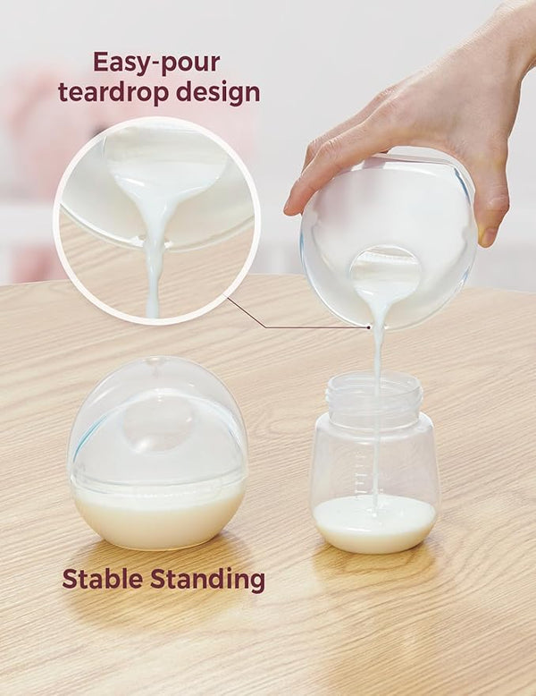 Momcozy Reusable Milk Collector For Breastmilk-Double