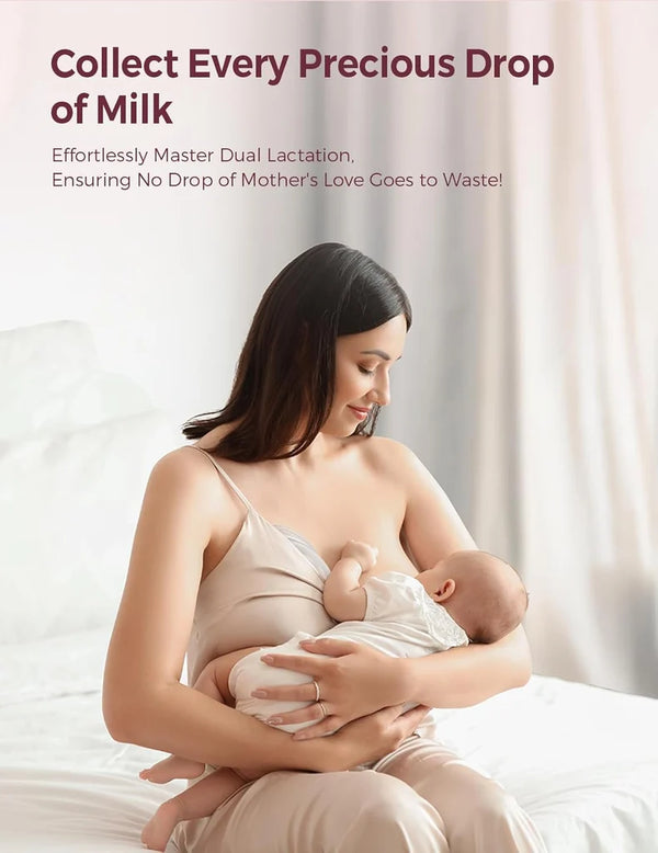 Momcozy Reusable Milk Collector For Breastmilk-Double