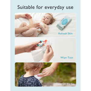 Momcozy Baby Wipes 99% Water Based, Unscented & Hypoallergenic