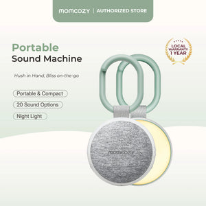 Momcozy Portable Sound Machine with Night Light –