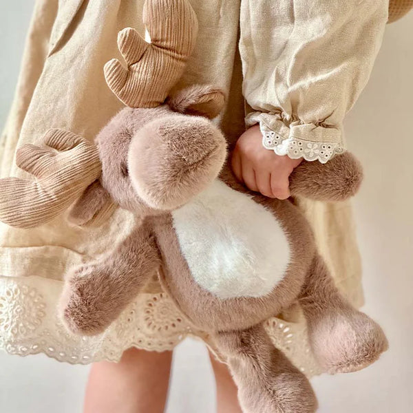 Moonkie Hug & Go Toddler Plush Backpack Mossy The Reindeer