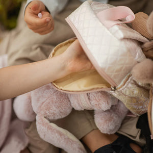 Moonkie Hug & Go Toddler Plush Backpack Rosie Hop The Bunny