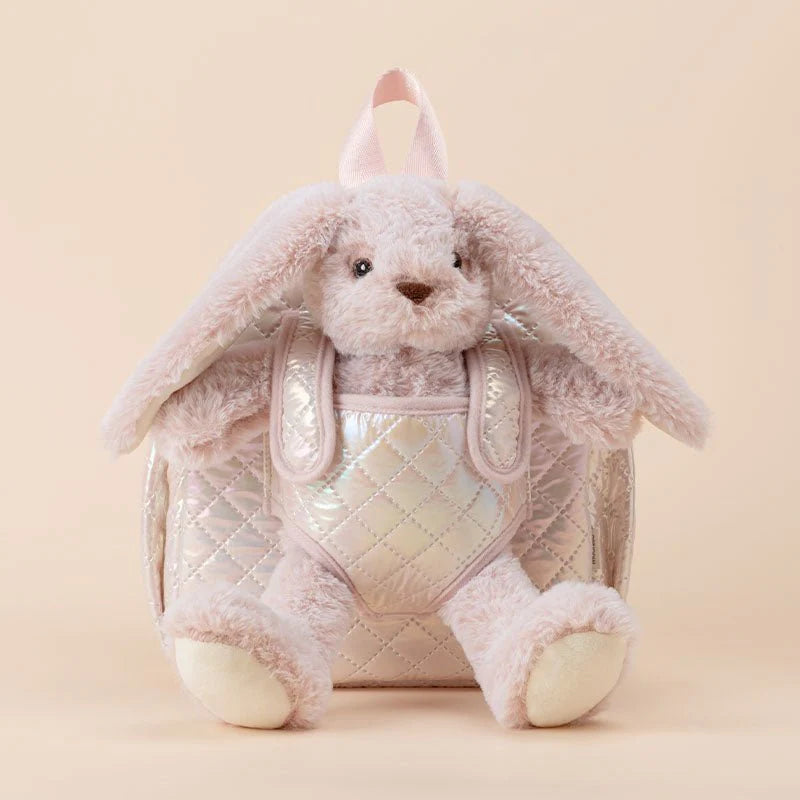 Moonkie Hug & Go Toddler Plush Backpack Rosie Hop The Bunny