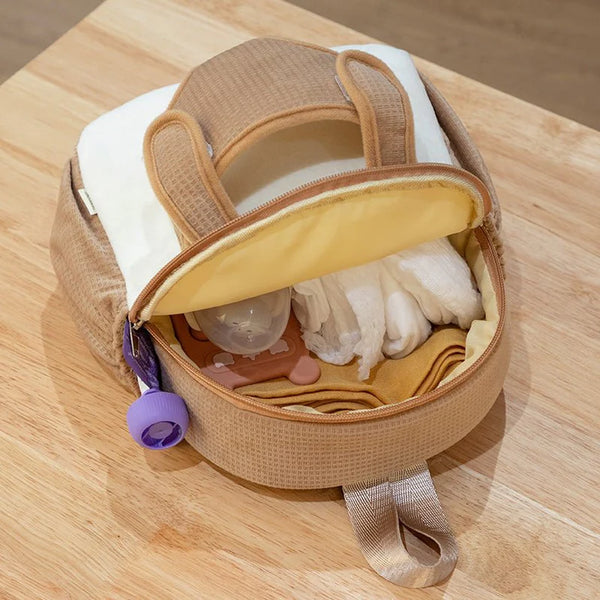 Moonkie Hug & Go Toddler Plush Backpack Mossy The Reindeer