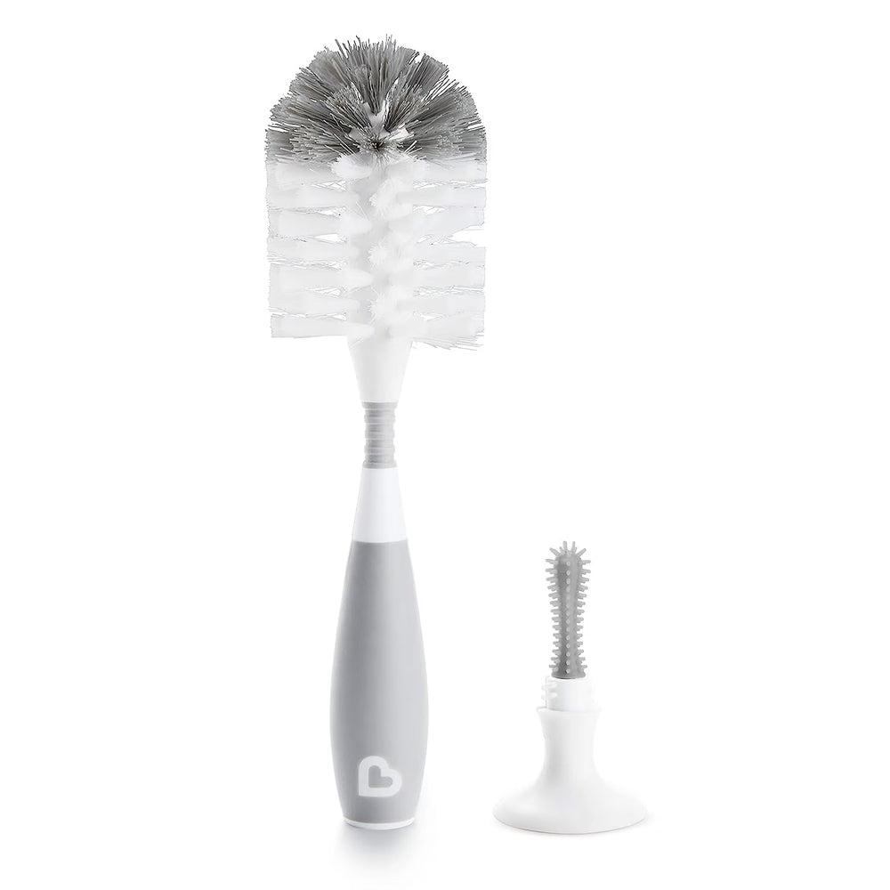 Munchkin Bristle Baby Bottle Brush – Grey