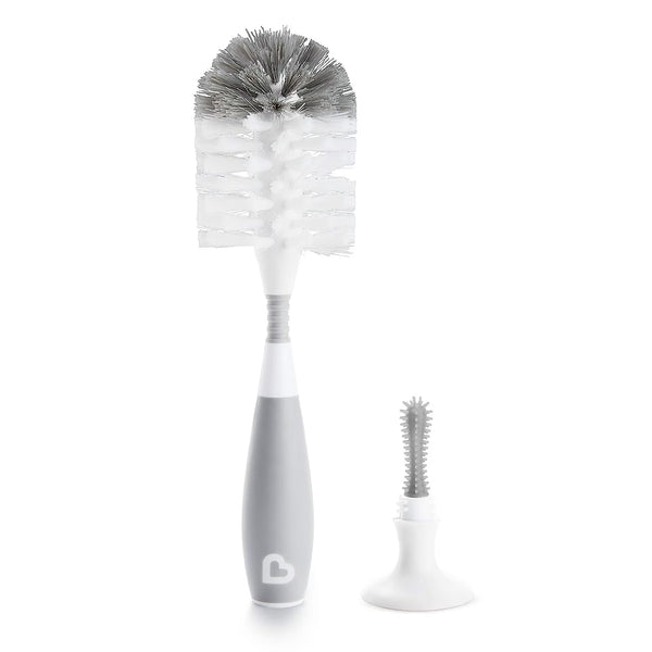 Munchkin Bristle Baby Bottle Brush – Grey