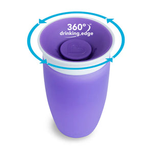 Munchkin Miracle 360° Sippy Cup with Lid 10oz – Purple