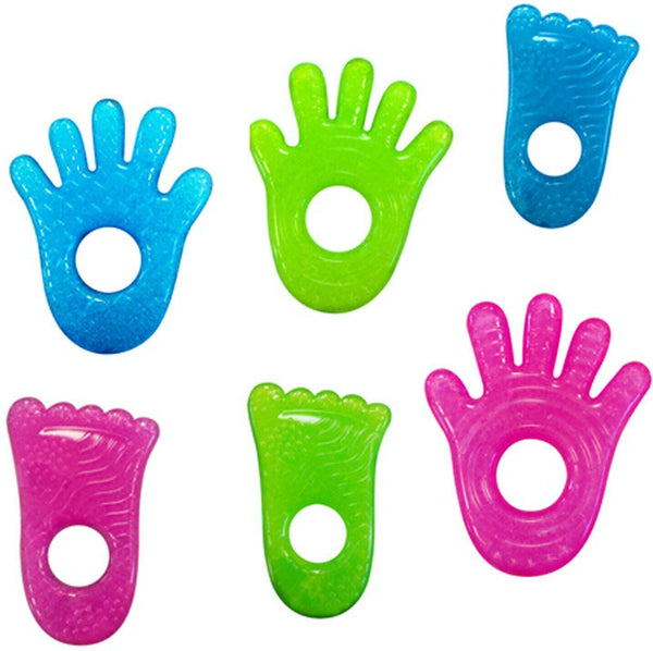 Munchkin Fun Ice Chewy Teether 0m+ Blue Color, Hand Shape