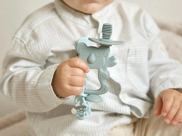 Moonkie 2-in-1 Koala Teether – Teething & Brushing in One (6M+)
