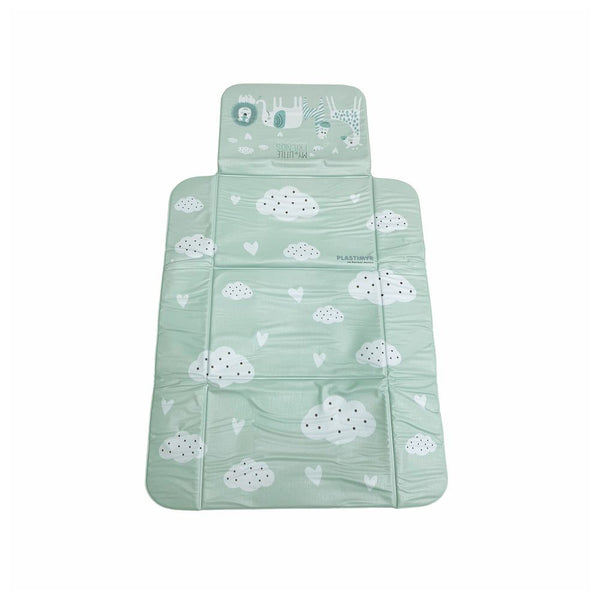 Plastymir Portable Changing Estrella Grey Mat, Travel-Friendly