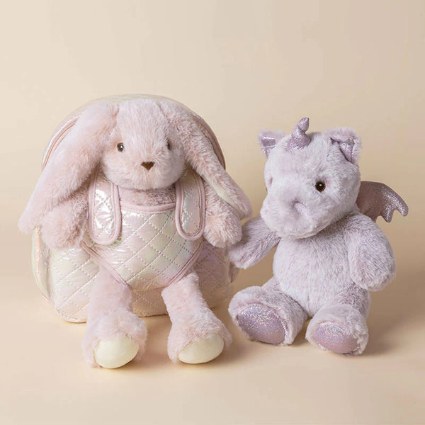 Moonkie Hug & Go Toddler Plush Backpack Lilac The Unicorn