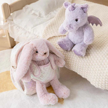 Moonkie Hug & Go Toddler Plush Backpack Lilac The Unicorn