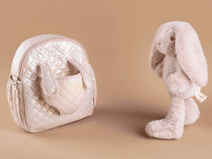 Moonkie Hug & Go Toddler Plush Backpack Rosie Hop The Bunny