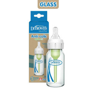 Dr. Brown’s 120ml Glass Anti-Colic Baby Bottle