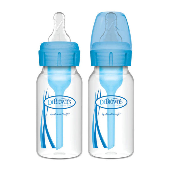 Dr. Brown's Options+ 120ml Anti-Colic Baby Bottles Blue 2-Pack