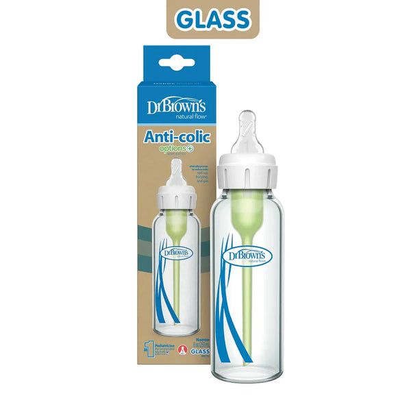 Dr. Brown’s 250ml Glass Anti-Colic Baby Bottle