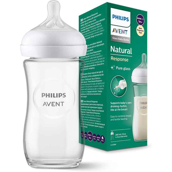 Philips Avent 240ml Glass Baby Bottle