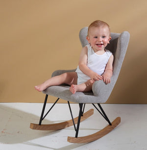 Quax rocking kids chair de luxe -clay